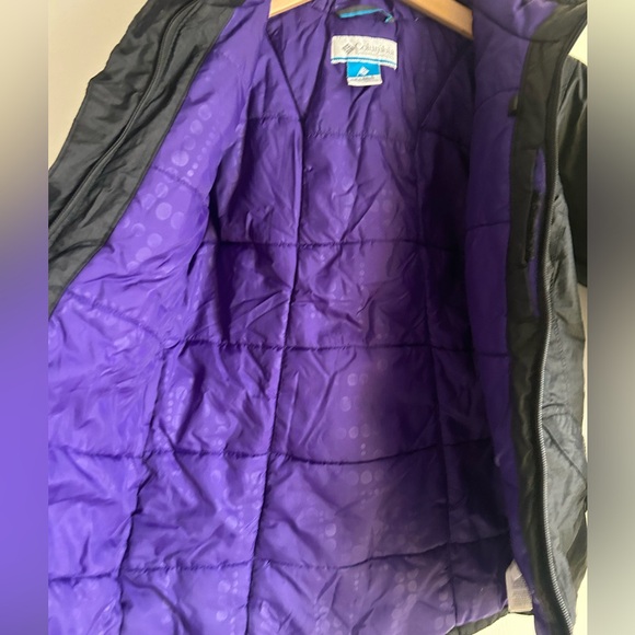 COLUMBIA girls size medium Omni heat black winter jacket - Picture 6 of 6